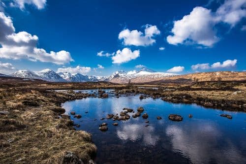 Glencoe Mountains, Scotland, UK