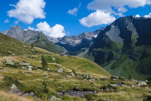 Alone in the mountains