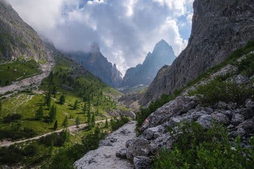 Refuge Langkofelhütte, Plattkofel, South Tyrol, Italy