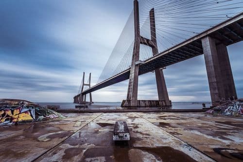 Vasco de Gama Bridge, Lisbon, Portugal
